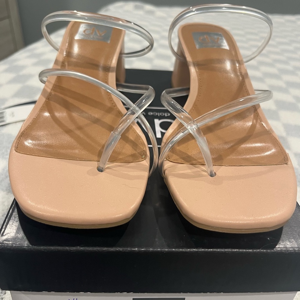 Dolce Vita Luma Clear block heel